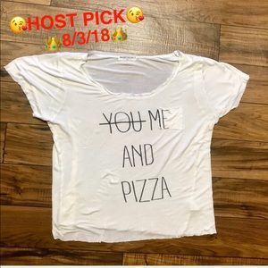 Project Social T “You, Me and Pizza” Tee